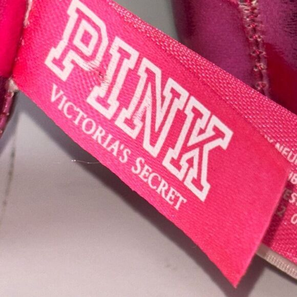 Metallic PINK Victorias Secret dog 8" plush/stuffed Valentine - Picture 6 of 7